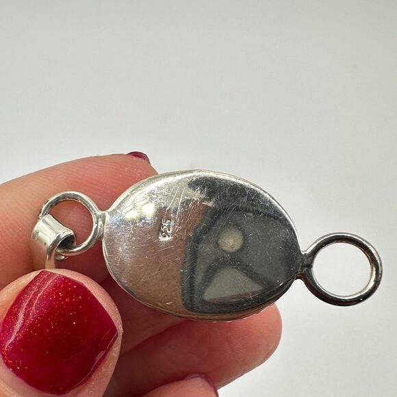 Sterling silver and red jasper hinge bracelet! - Picture 8 of 10